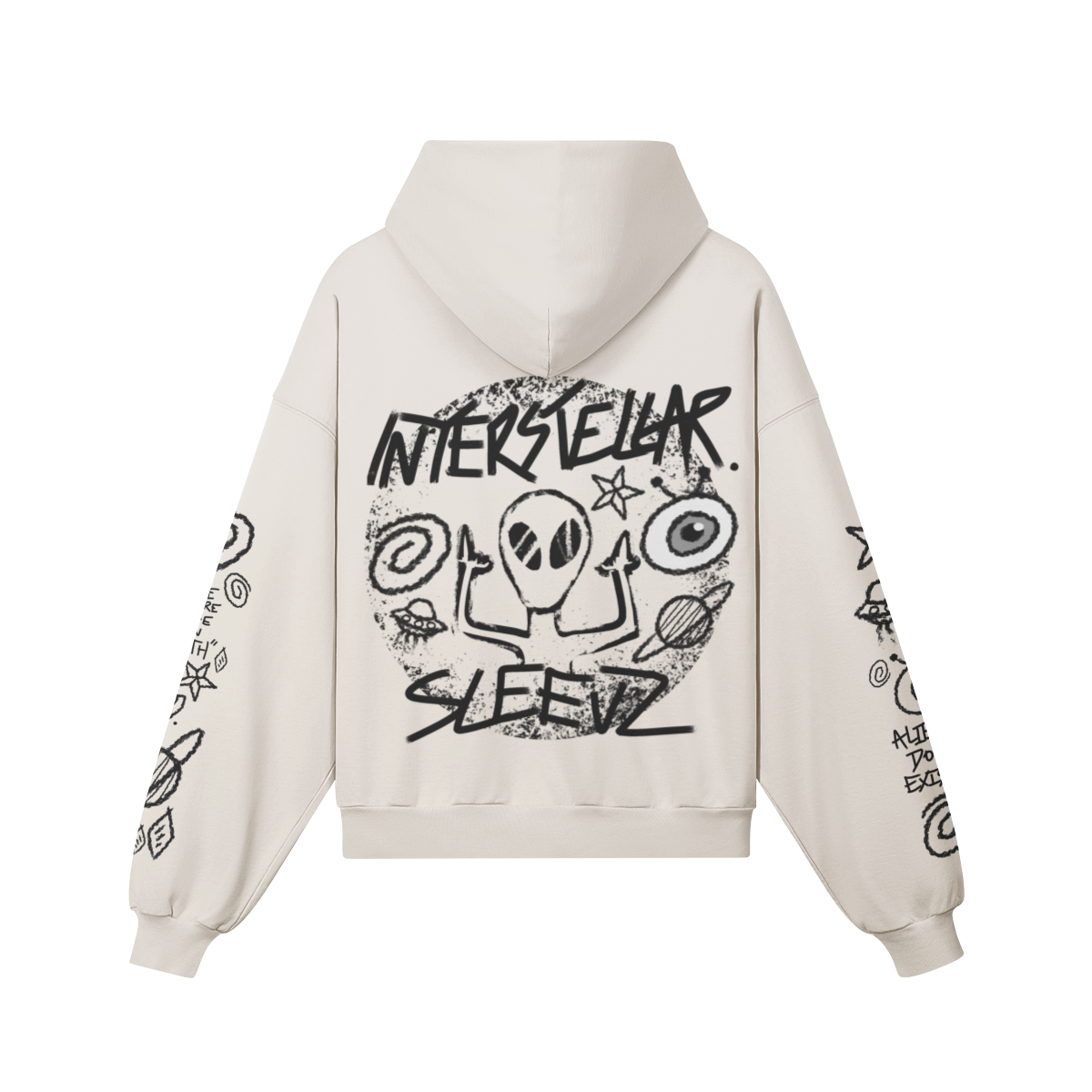 Boxy interstellar hoodie