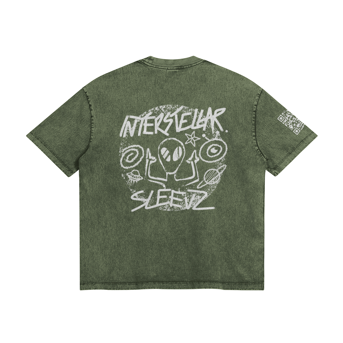 Oversized snow wash interstellar T