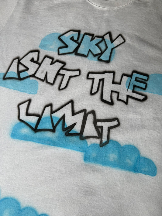 Limited Airbrush "sky isn't the limit" Tee