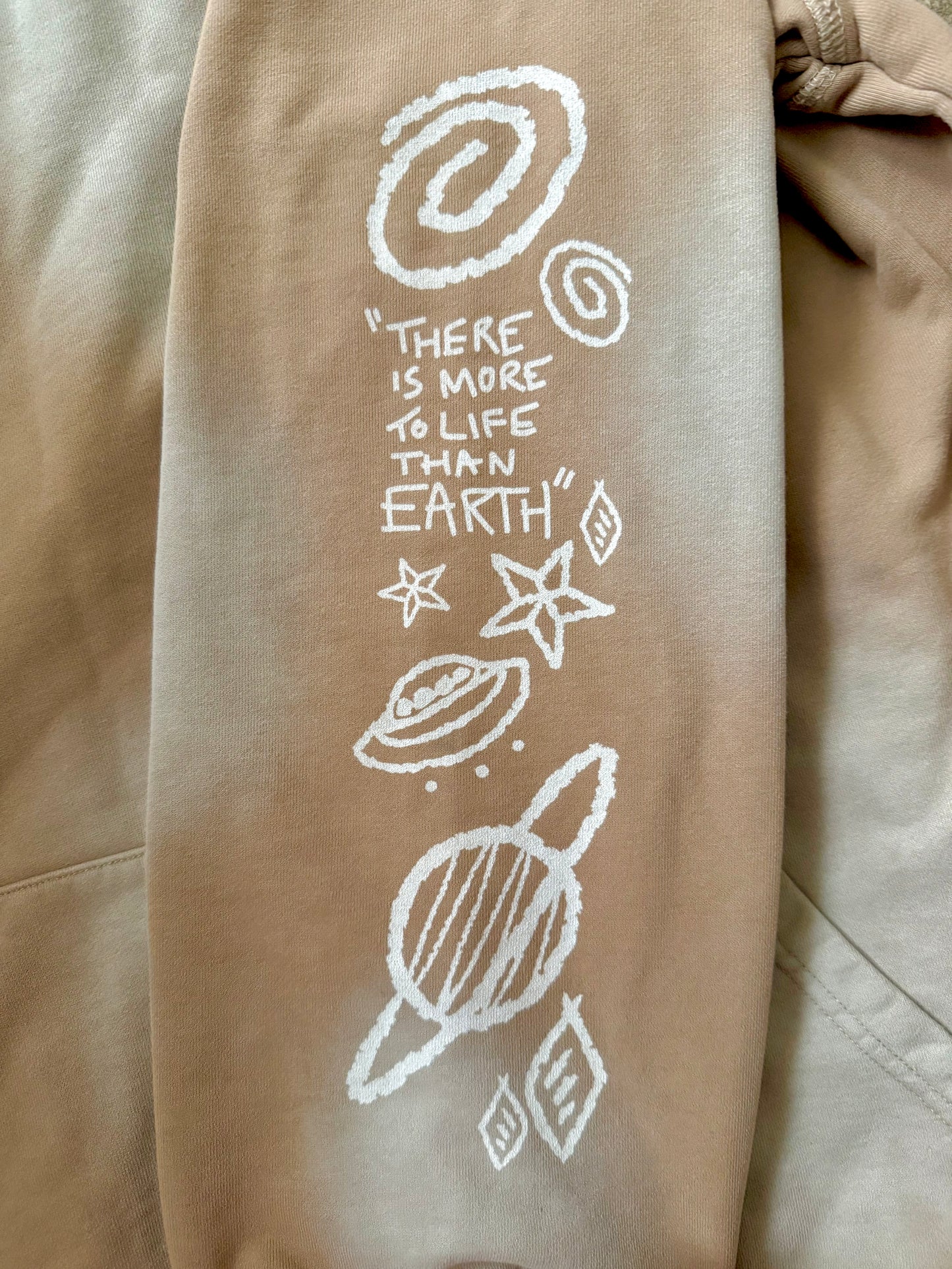 Oversized Cream Limited Interstellar Hoodie